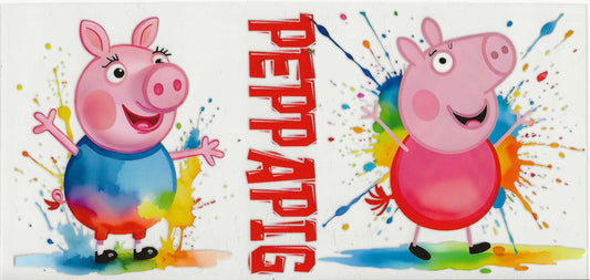 Peppa Pig 07 - Peppa Pig name down the middle