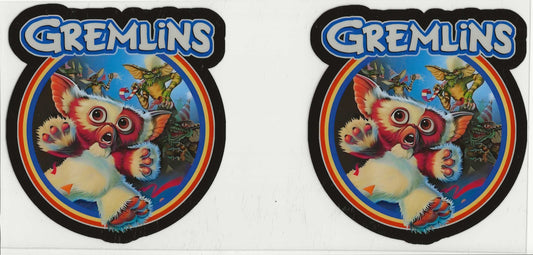 Gremlins 07 - Gremlins in black circle outline