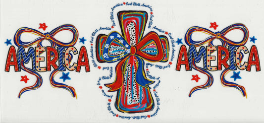 Patriotic 19 - America Cross
