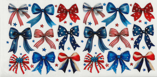 Patriotic 23 - Red, White, and Blue Bows