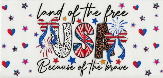 Patriotic 34 - Land of the Free because of the Brave (USA)