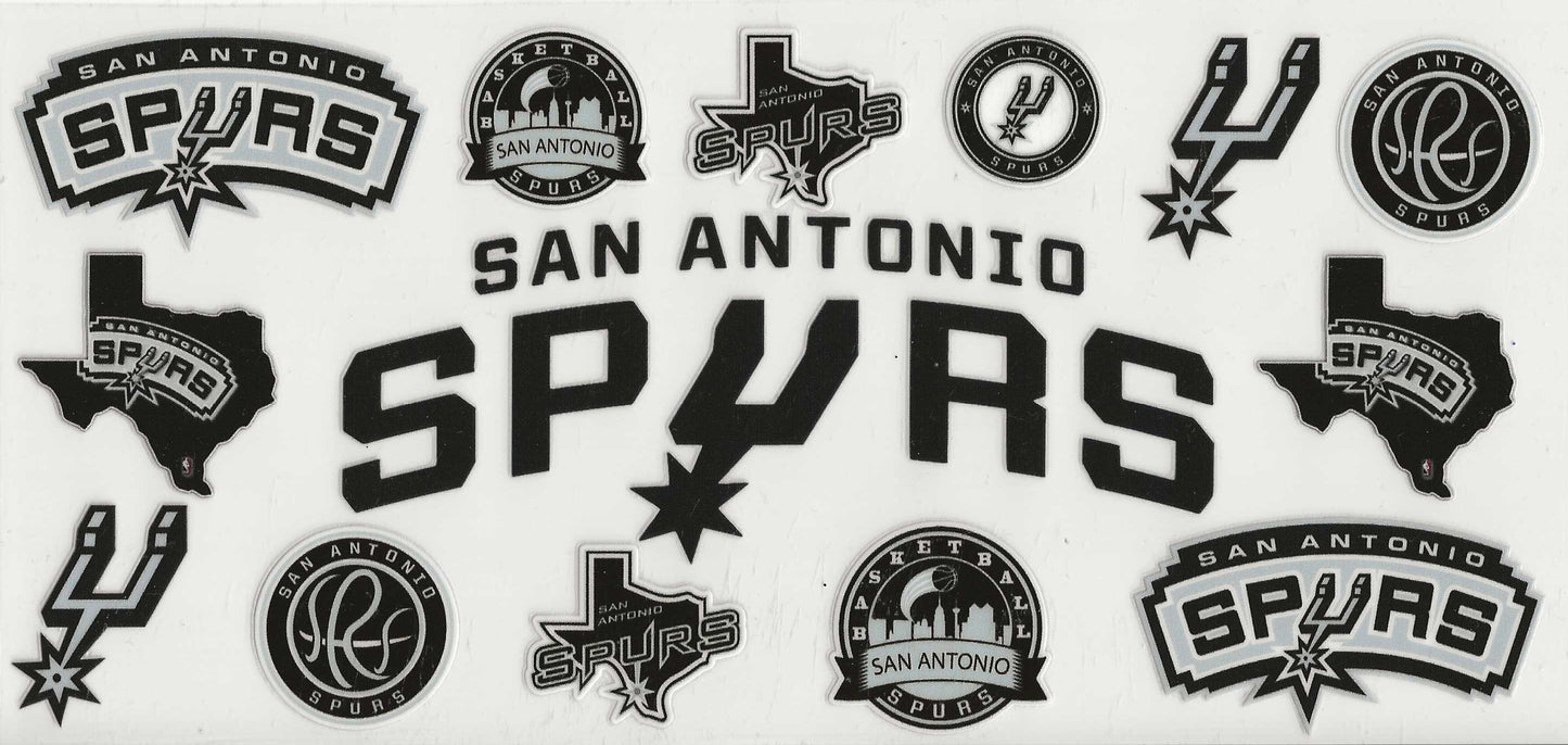 NBA 02 - Spurs black and white