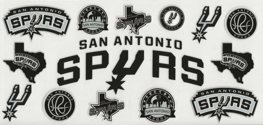 NBA 02 - Spurs black and white
