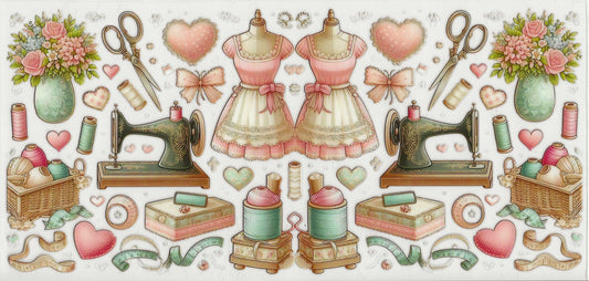 Occupation 13 - Sewing (4) machine, dress
