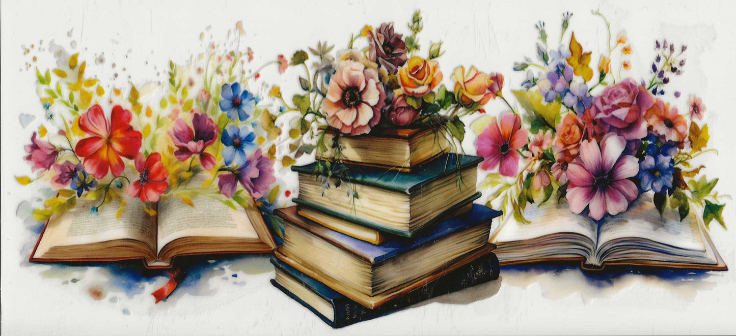 Occupation 30 - Reading (18) Books w/flowers
