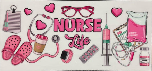 Hot pink glasses Nurse Life - 136