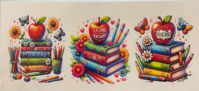 Teacher (red apple on left) - 128