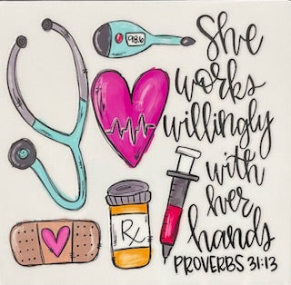 She works willingly (small) - 066