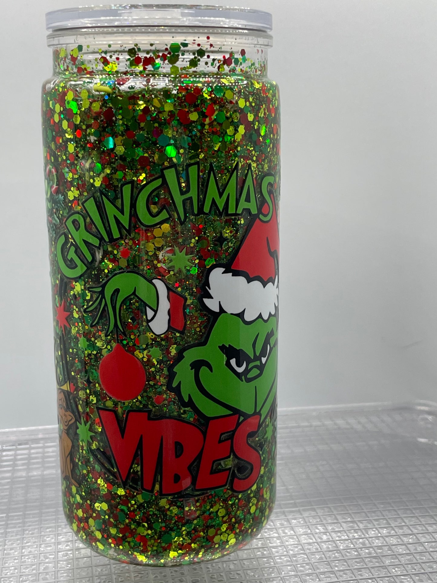 Grinchmas Vibes 20oz Acrylic Tumbler