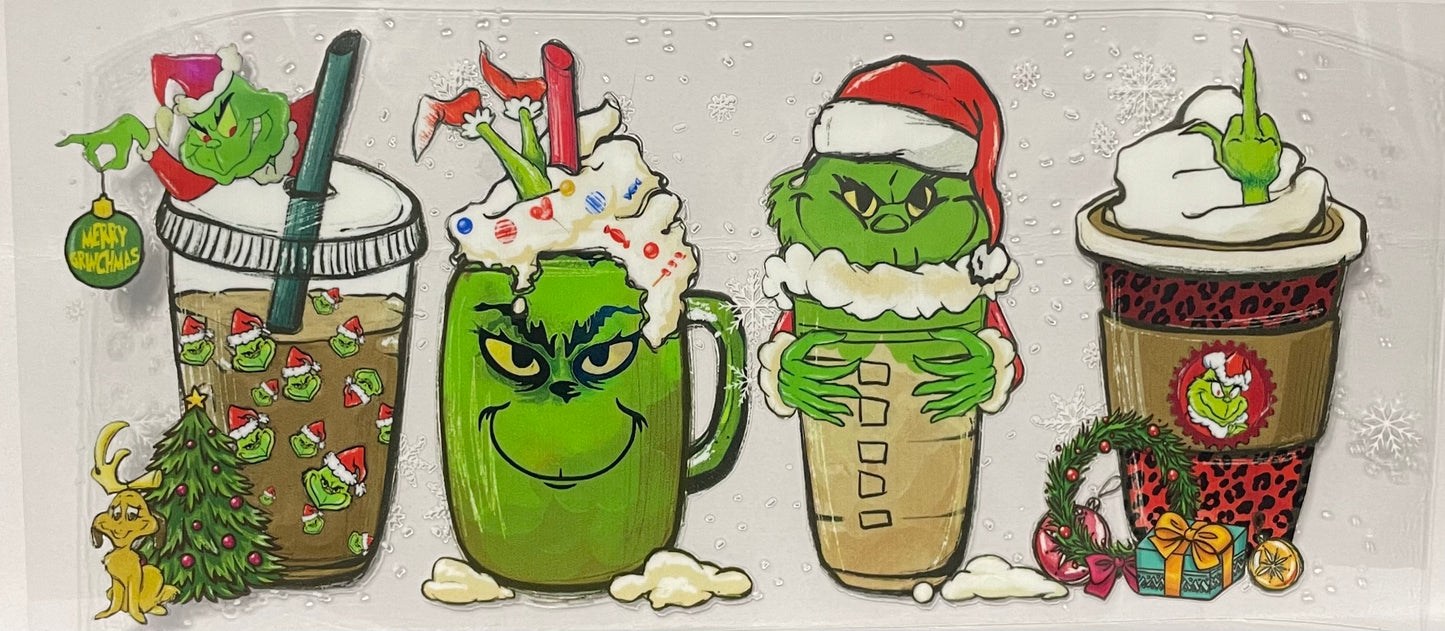 C52 - Merry Grinchmas Cups with Grinch in them Max next to first Cup