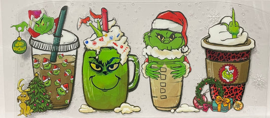 C52 - Merry Grinchmas Cups with Grinch in them Max next to first Cup