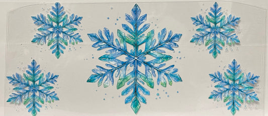 C56 - Blue Snowflakes