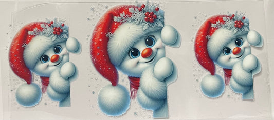 C55 - Peek-a-Boo Snowman
