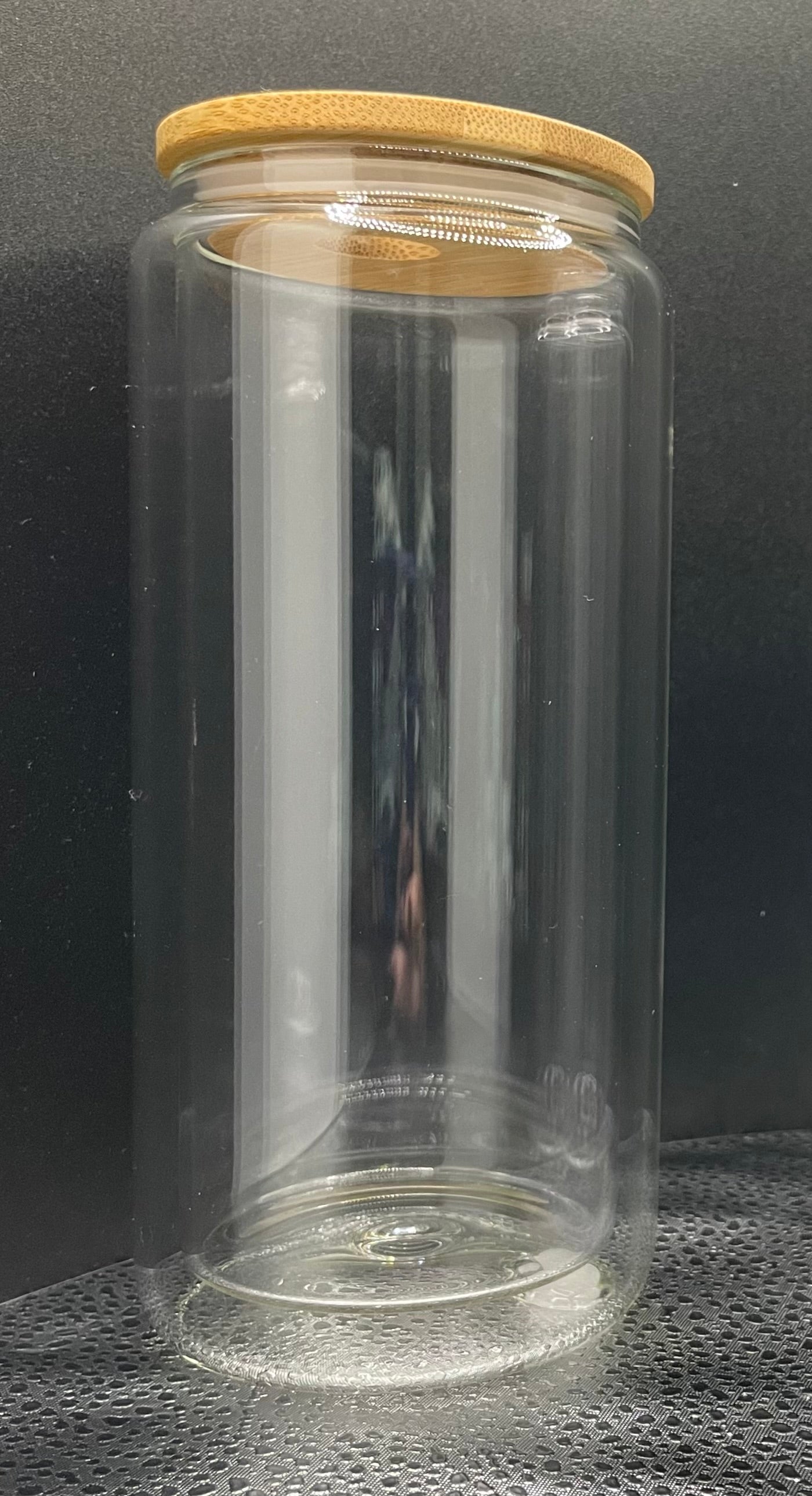 20 oz glass snow globe tumbler