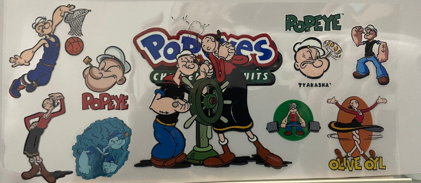 Popeye 01 - Popeye and Olive Steering Wheel