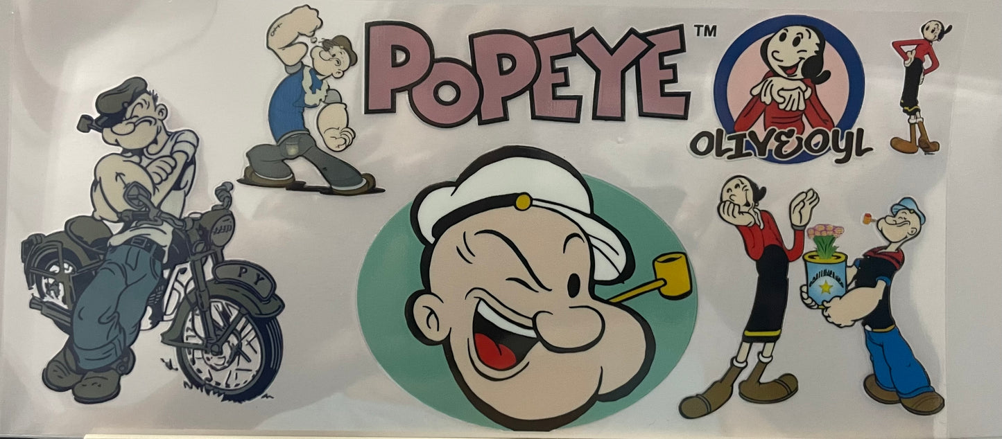 Popeye 05 - Popeye with mint background