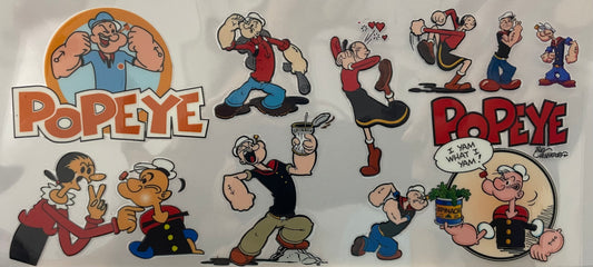 Popeye 07 - Popeye upper left in Orange