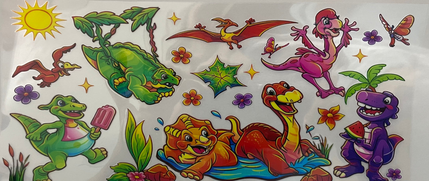 Land Before Time 01 - Dinosaurs in pond