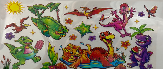Land Before Time 01 - Dinosaurs in pond