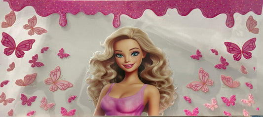 Barbie 09 - Barbie w/butterflies' pink drip